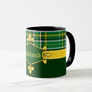Ireland National Tartan, Customize with name Mug