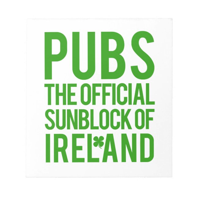 Ireland Notepad (Front)
