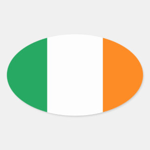 Ireland Oval Sticker