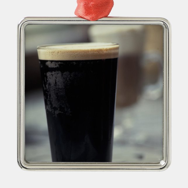 Ireland. Pint of stout. Metal Ornament (Front)