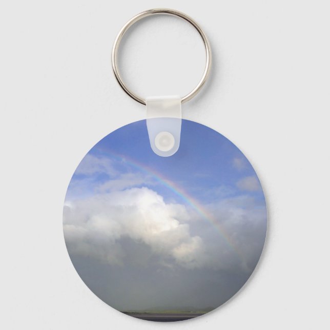 Ireland Rainbows Couds Sky Keychain (Front)