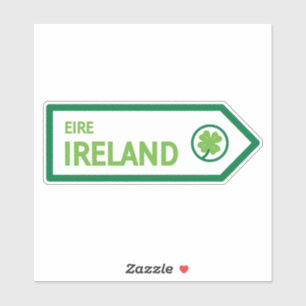 Ireland Road Sign