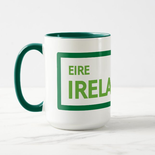 Ireland Road Sign Mug (Left)