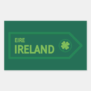 Ireland Road Sign Sticker