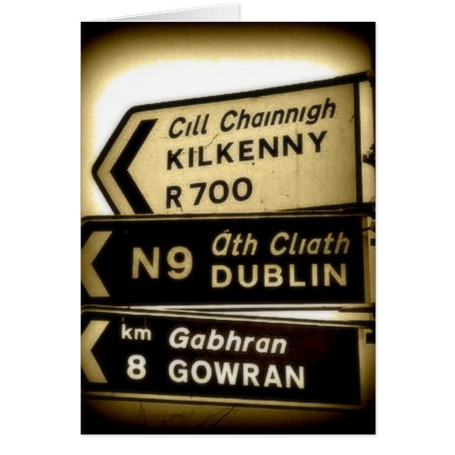 Ireland Roadside Signs (Front)