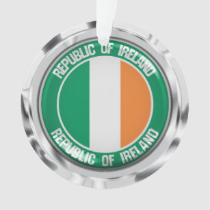 Ireland Round Emblem Ornament