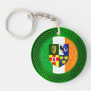 Ireland Shamrock Flag Phone Ring Stand Keychain