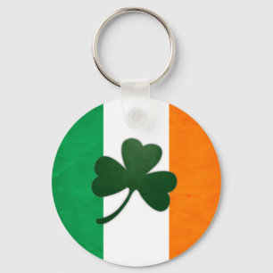 Ireland Shamrock Keychain