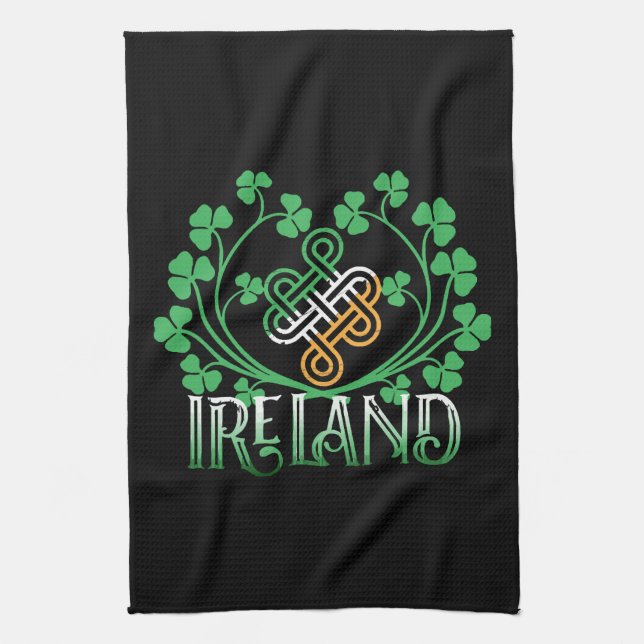 IRELAND SHAMROCK KITCHEN TOWEL (Vertical)