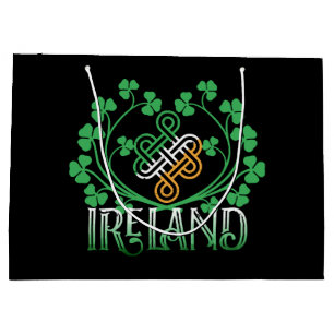 IRELAND SHAMROCK LARGE GIFT BAG