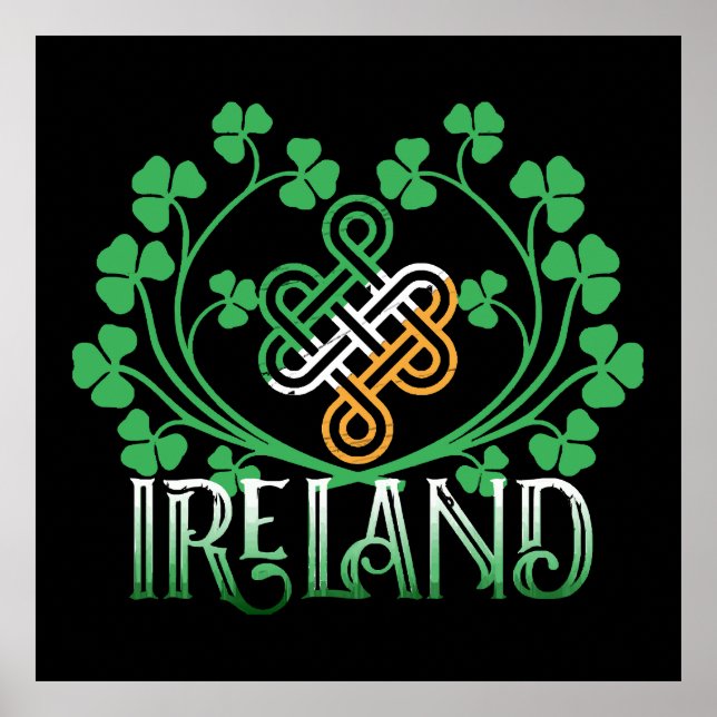 IRELAND SHAMROCK POSTER (Front)