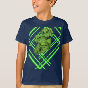 Ireland Shamrock Stripes by Kenneth Yoncich T-Shirt