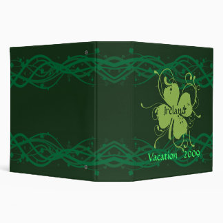 Ireland Shamrocks Binder/Notebook Binder