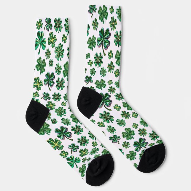 Ireland Shamrocks Lucky Socks (Right)