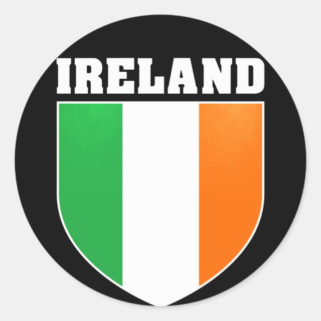 Ireland Shield Sticker (Front)
