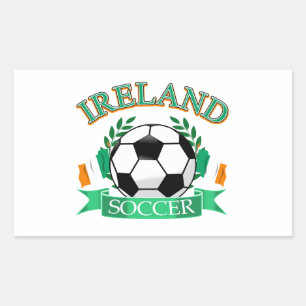 Ireland soccer ball designs sticker