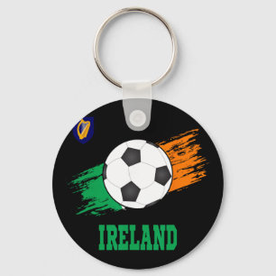 Ireland Soccer Irish Footll Ireland Futbol Keychain