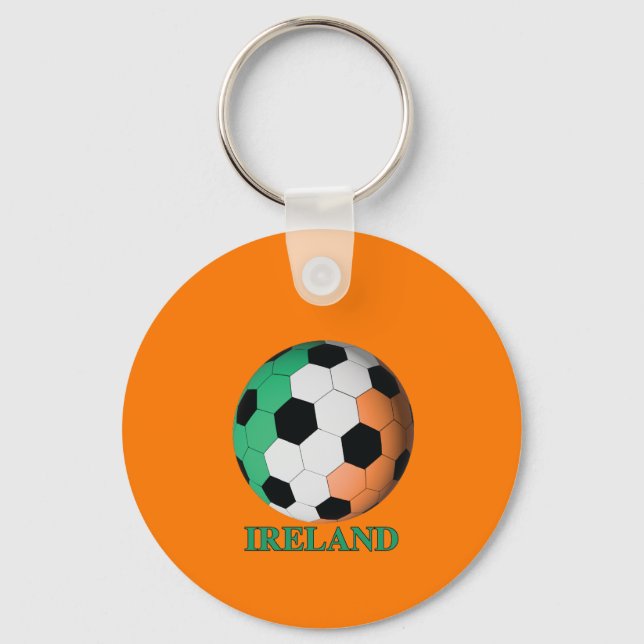 Ireland soccer keychain (Front)