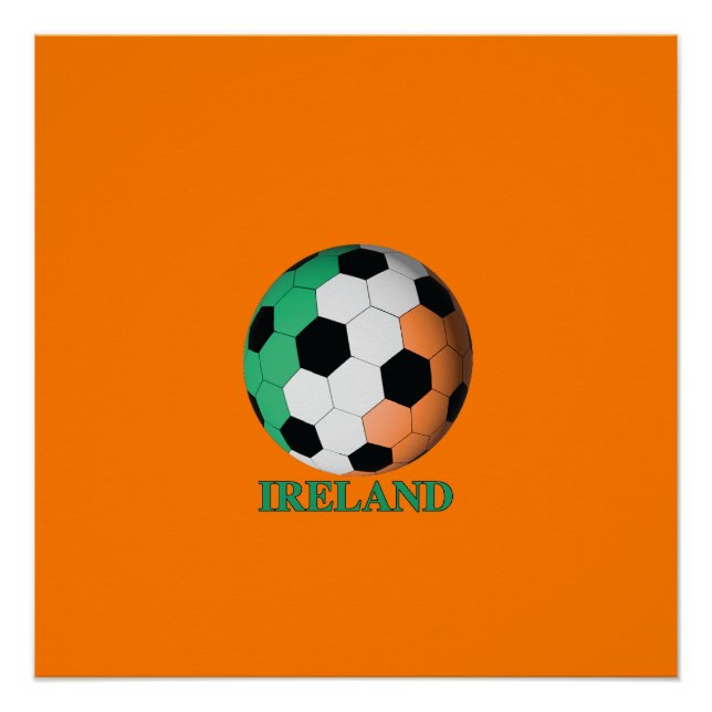 Ireland soccer poster (Front)