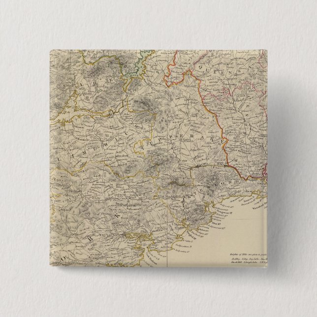 Ireland south sheet 2 inch square button (Front)