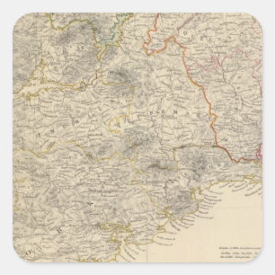 Ireland south sheet square sticker