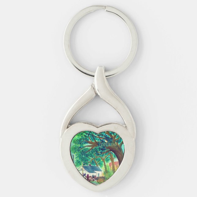 Ireland Souvenir  Keychain (Front)