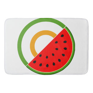IRELAND STANDS WITH PALESTINE - Watermelon Bath Mat