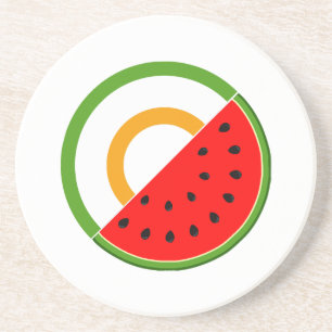 IRELAND STANDS WITH PALESTINE - Watermelon Coaster