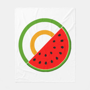 IRELAND STANDS WITH PALESTINE - Watermelon Fleece Blanket