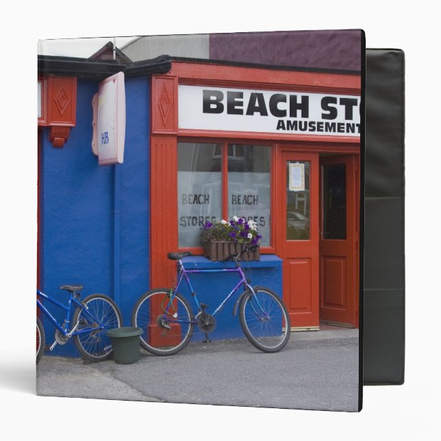 Ireland, Strandhill. Storefronts with bicycles Binder (Front/Inside)