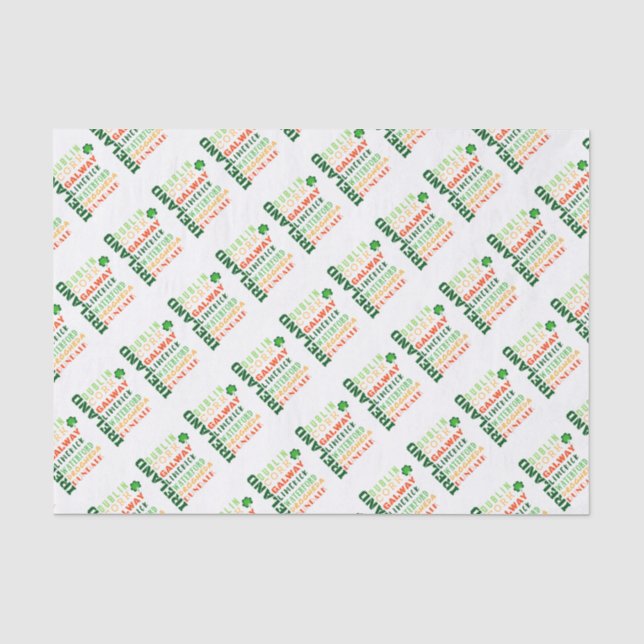 IRELAND SUBWAY ART TISSUE PAPER (Front)