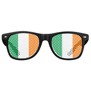 Ireland Sunglasses, Party Shades, Irish flag Retro Sunglasses