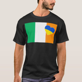 Ireland Support Ukrainian Heart Stand With Ukraine T-Shirt