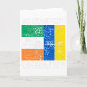Ireland Support Ukrainian We Stand With Ukraine Ir Card