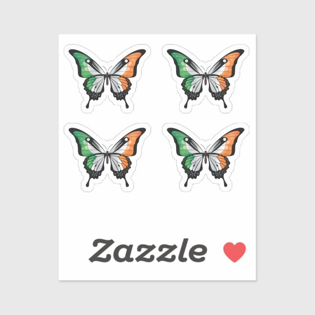 Ireland Swallowtail Butterfly Flag (Sheet)