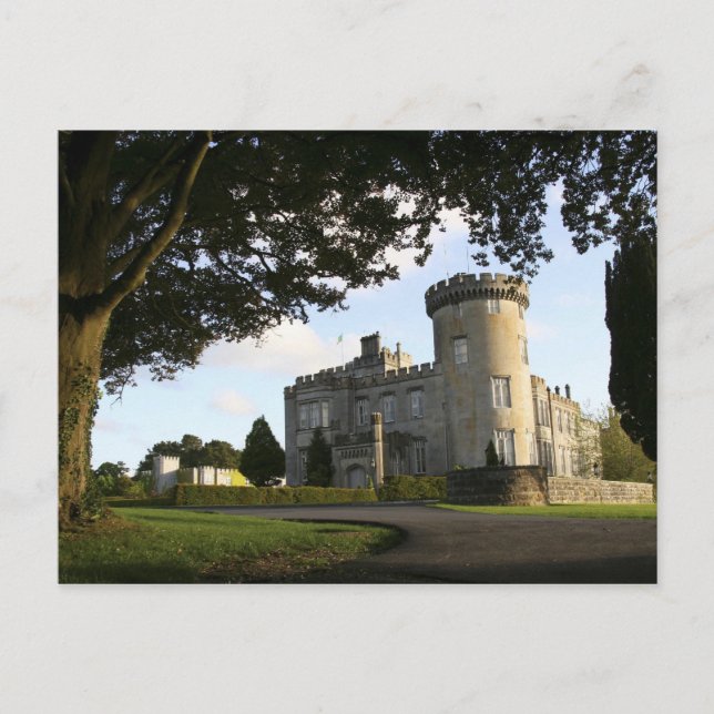 Ireland, the Dromoland Castle side entrance. Postcard (Front)