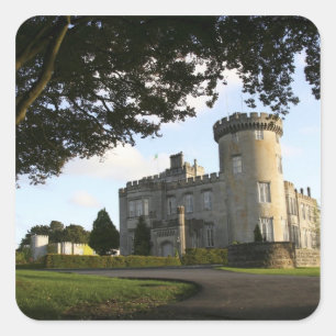 Ireland, the Dromoland Castle side entrance. Square Sticker