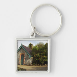 Ireland, the Dromoland Castle walled garden Keychain
