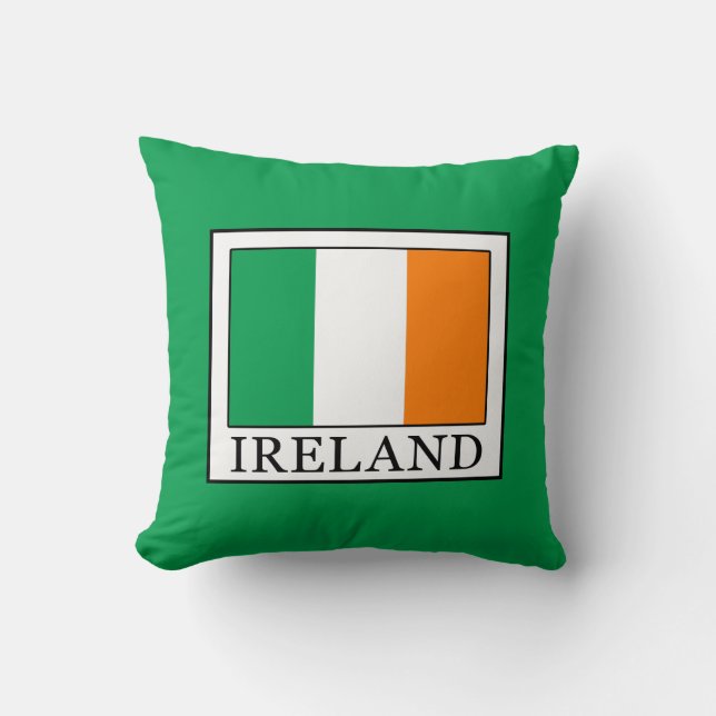 Ireland Throw Pillow (Front)