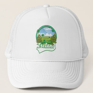 Ireland Travel logo Trucker Hat