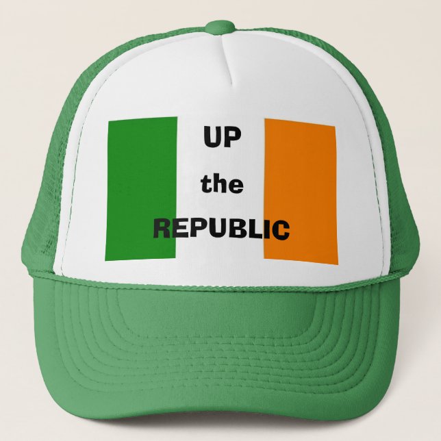 Ireland, UP, the, REPUBLIC Trucker Hat (Front)