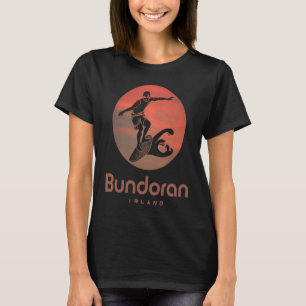 Ireland windsurfing surfing surfer Bundora T-Shirt