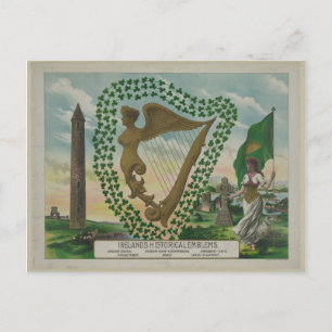 Ireland's Historical Emblems Postcard