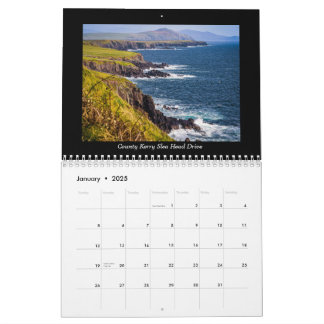 Ireland's Scenic Beauty: 2025 Calendar