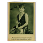 Irène Bordoni 1929 cartes vintages de portrait