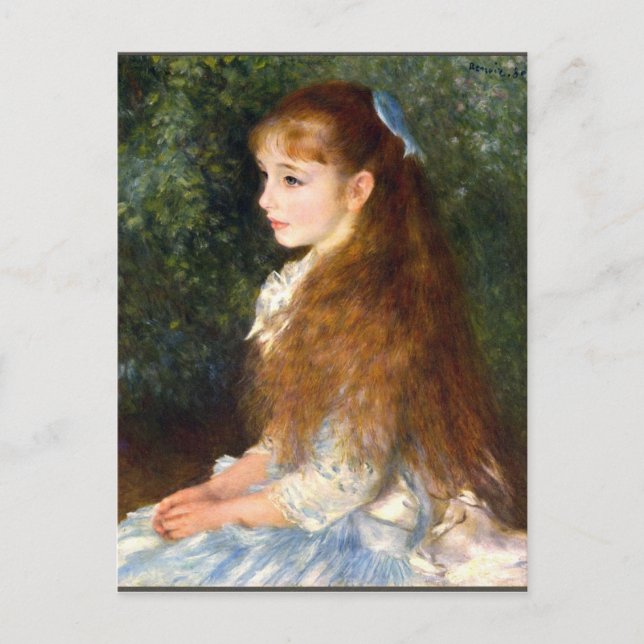 Irene Cahen d Anvers by Pierre Renoir Postcard (Front)
