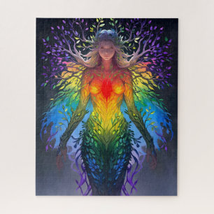 “Iridesca” - Keeper of Colours Jigsaw Puzzle