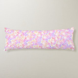 Iridescence Pink Lavender Brilliant Crystal Body Pillow