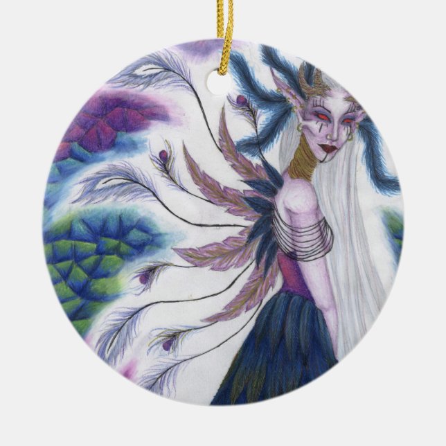 Iridescence Round Ornament (Front)