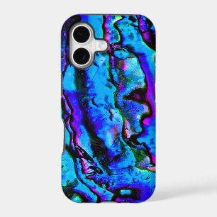 Iridescent Blue Green Purple Marbled Beautiful